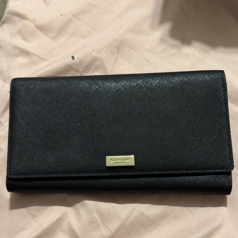 Kate Spade Sleek Black Wallet